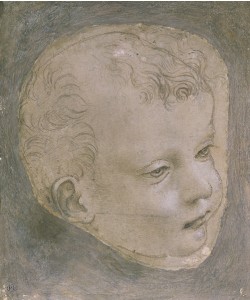 Leonardo da Vinci, Head of a Child (pencil on paper)