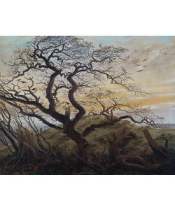 Caspar David Friedrich, The Tree of Crows, 1822 (oil on canvas)