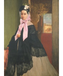 Edgar Degas, Therese de Gas (1842-95), sister of the artist, later Madame Edmond Morbilli, c.1863 (oil on canvas)