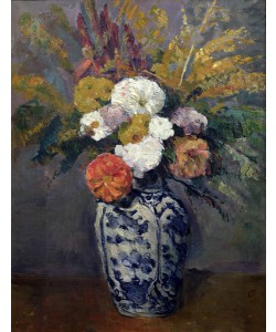Paul Cézanne, Dahlias, c.1873 (oil on canvas)