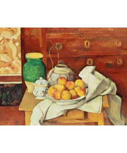 Paul Cézanne, Still Life with a Chest of Drawers, 1883-87 (oil on canvas)