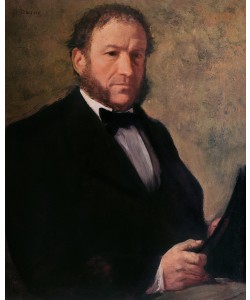 Edgar Degas, Portrait of Monsieur Ruelle, 1861 (oil on canvas)