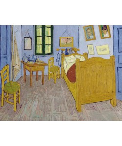 Vincent van Gogh, Van Gogh's Bedroom at Arles, 1889 (oil on canvas)