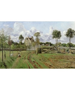 Camille Pissarro, Landscape, Louveciennes, c.1872 (oil on canvas)