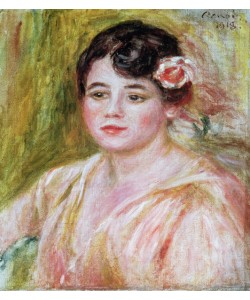 Pierre-Auguste Renoir, Portrait of Adele Besson, 1918 (oil on canvas)