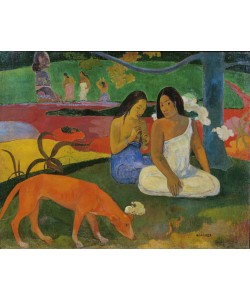 Paul Gauguin, Arearea (The Red Dog), 1892 (oil on canvas)
