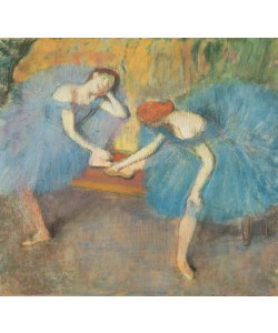 Edgar Degas, Two Dancers at Rest or, Dancers in Blue, c.1898 (pastel on paper)