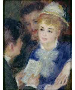 Pierre-Auguste Renoir, Reading the Role (oil on canvas)