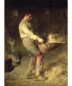 Jean-Francois Millet, A Winnower, 1866-68 (oil on canvas)