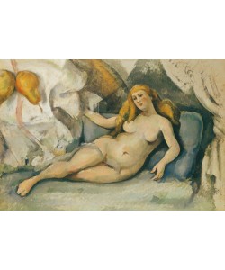 Paul Cézanne, Female Nude on a Sofa (oil on canvas)