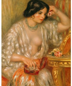 Pierre-Auguste Renoir, Gabrielle with Jewellery, 1910 (oil on canvas)