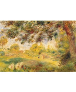 Pierre-Auguste Renoir, Spring Landscape (oil on canvas)