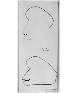 Henri de Toulouse-Lautrec, Pierre Louys (1870-1925) 1895 (pencil on paper) (b/w photo)
