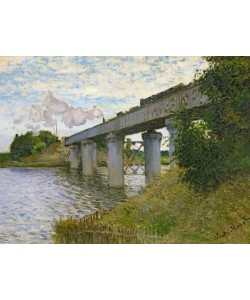 Claude Monet, The Railway Bridge at Argenteuil, 1874 (oil on canvas)