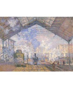 Claude Monet, The Gare St. Lazare, 1877 (oil on canvas)