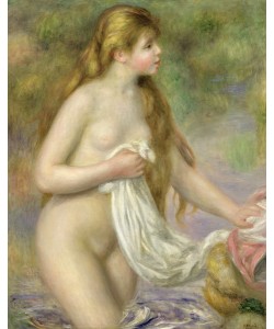 Pierre-Auguste Renoir, Bather with long hair, c.1895 (oil on canvas)