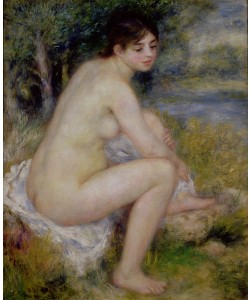 Pierre-Auguste Renoir, Nude in a Landscape, 1883 (oil on canvas)