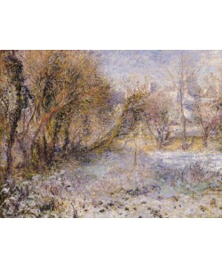 Pierre-Auguste Renoir, Snowy Landscape (oil on canvas)