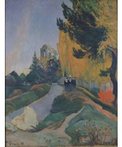 Paul Gauguin, The Alyscamps, Arles, 1888 (oil on canvas)