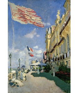 Claude Monet, The Hotel des Roches Noires at Trouville, 1870 (oil on canvas)