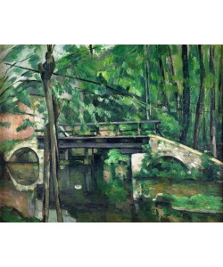 Paul Cézanne, The Bridge at Maincy, or The Bridge at Mennecy, or The Little Bridge, c.1879 (oil on canvas)