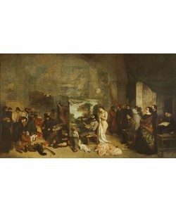 Gustave Courbet, The Studio of the Painter, a Real Allegory, 1855 (oil on canvas)