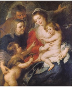 Peter Paul Rubens, The Holy Family with St. Elizabeth and the Infant St. John the Baptist, c.1634 (oil on canvas)