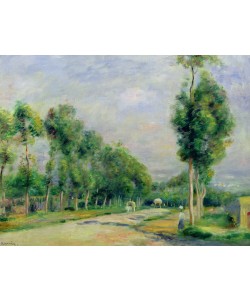 Pierre-Auguste Renoir, The Road to Versailles at Louveciennes (oil on canvas)