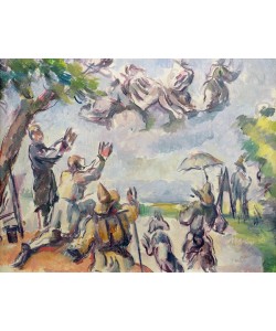 Paul Cézanne, Apotheosis of Delacroix (oil on canvas)