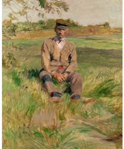 Henri de Toulouse-Lautrec, Workman at Celeyran, 1882 (oil on canvas)