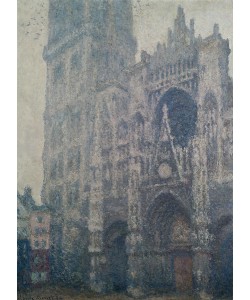 Claude Monet, Rouen Cathedral, West Portal, Grey Weather, 1894 (oil on canvas)