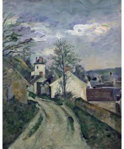 Paul Cézanne, The House of Doctor Gachet (1828-1909) at Auvers, 1872-73 (oil on canvas)