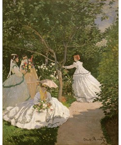 Claude Monet, Women in the Garden, 1866 (oil on canvas)