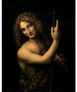 Leonardo da Vinci, St. John the Baptist, 1513-16 (oil on canvas)