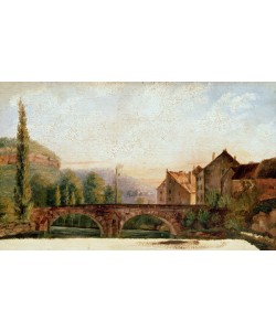 Gustave Courbet, The Pont de Nahin at Ornans, c.1837 (oil on canvas)