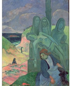 Paul Gauguin, The Green Christ (Breton Calvary) 1889 (oil on canvas)