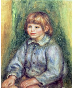 Pierre-Auguste Renoir, Seated Portrait of Claude Renoir (1901-81) 1905-08 (oil on canvas)