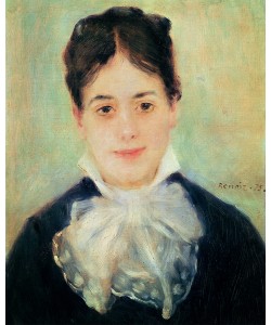 Pierre-Auguste Renoir, Woman Smiling, 1875 (oil on canvas)
