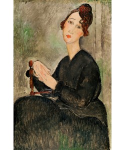 Amedeo Modigliani, Portrait of Dedie Hayden, 1918 (oil on canvas)