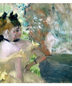 Edgar Degas, Dancers in the Wings (pastel on paper)