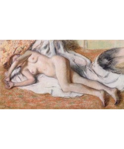 Edgar Degas, After the Bath or, Reclining Nude, c.1885 (pastel on paper)