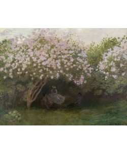 Claude Monet, Lilacs, Grey Weather, 1872 (oil on canvas)
