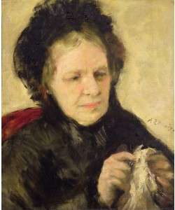 Pierre-Auguste Renoir, Madame Theodore Charpentier (1802-75) c.1869 (oil on canvas)