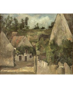 Paul Cézanne, Crossroads at the Rue Remy, Auvers, c.1872 (oil on canvas)