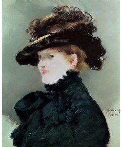 Edouard Manet, Portrait of Mery Laurent (1849-1900) 1882 (pastel on paper)