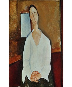 Amedeo Modigliani, Madame Zborowska with Clasped Hands, c.1917 (oil on canvas)