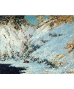 Gustave Courbet, Snowy Landscape, 1866 (oil on canvas)