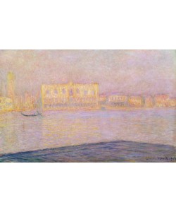 Claude Monet, The Ducal Palace from San Giorgio, 1908 (oil on canvas)