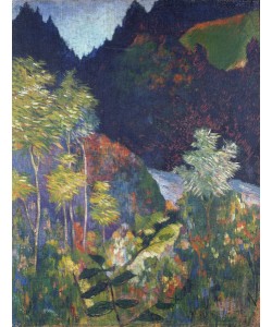 Paul Gauguin, Landscape (oil on canvas)