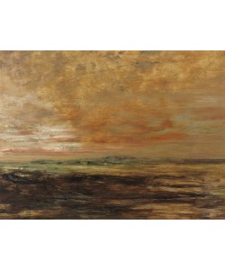 Gustave Moreau, Landscape (oil on panel)